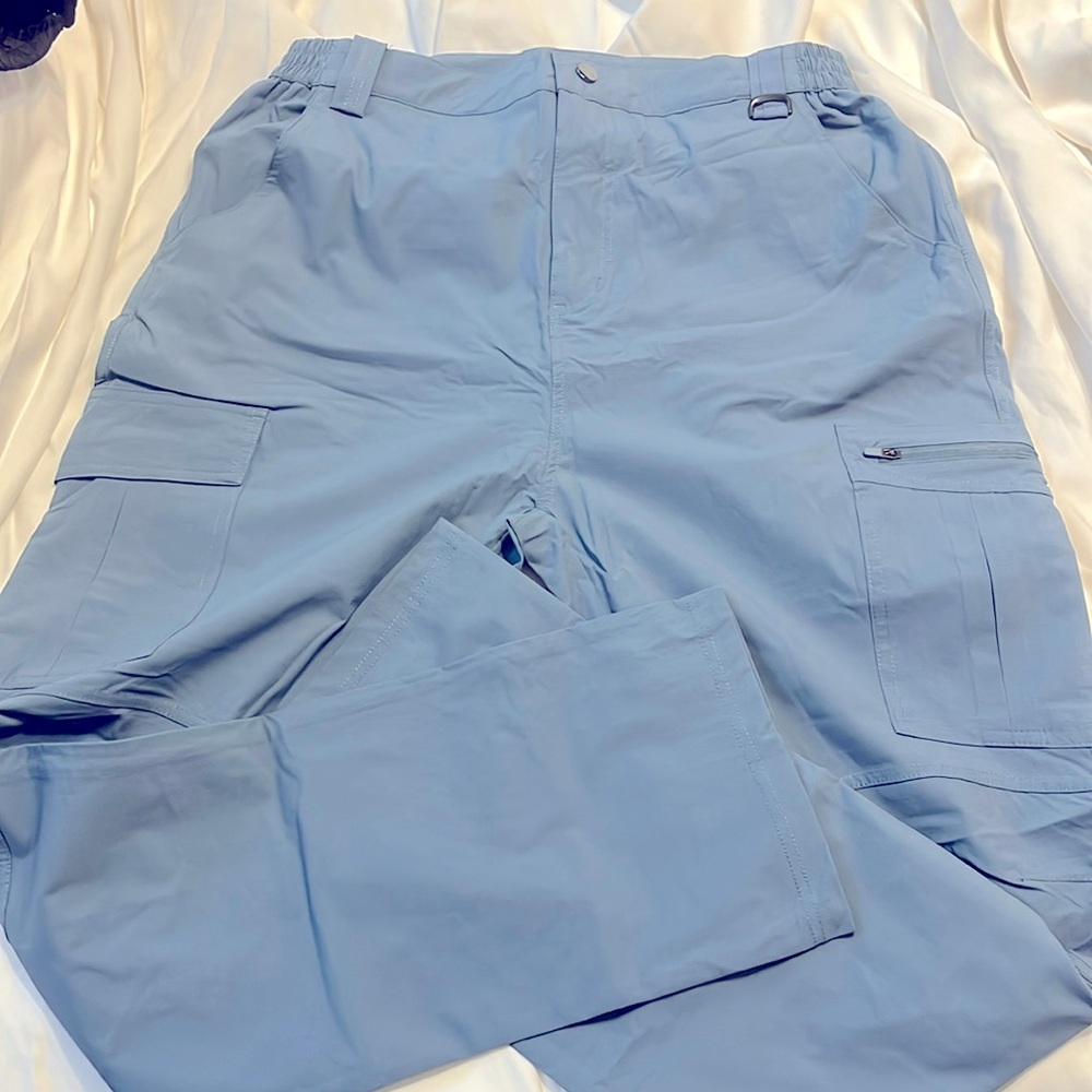 Men’s fishing pants Stone Blue size M (30-32) with 30 inch inseam